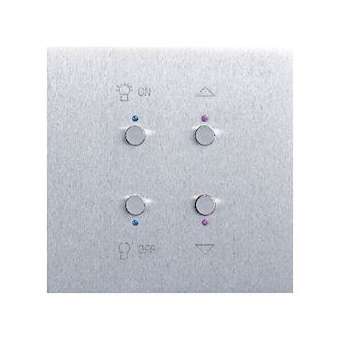 Commande lumière et volets Art d'Arnould Epure MyHOME_Up - acier brossé|Arnould-ARD67483