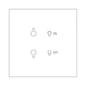 Commande lumière Art d'Arnould Epure MyHOME_Up - acier satin|Arnould-ARD67581