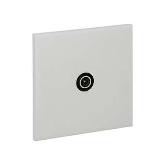 Art d'Arnould univers Epure prise télévision simple - acier satin|Arnould-ARD67529