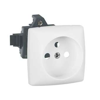 Prise de courant 2P+T bornes automatiques Appareillage saillie composable -blanc|Legrand-LEG086127