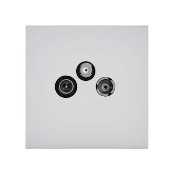 Art d'Arnould univers Epure prise TV-FM-SAT - acier satin|Arnould-ARD67577