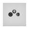 Art d'Arnould univers Epure prise TV-FM-SAT - acier satin