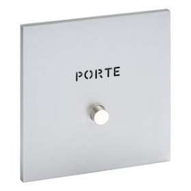 Art d'Arnould univers Epure guichet lumineux avec marquage Porte - acier satin|Arnould-ARD67591