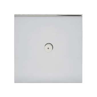 Art d'Arnould univers Epure poussoir lumineux à bouton rond 2A - acier miroir|Arnould-ARD67611