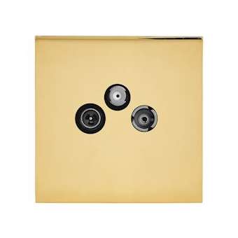 Art d'Arnould univers Epure prise TV-FM-SAT - or miroir|Arnould-ARD67777