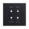 Commande double lumière Art d'Arnould Epure MyHOME_Up - noir mat