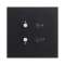 Commande lumière Art d'Arnould Epure MyHOME_Up - noir mat