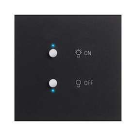 Commande lumière Art d'Arnould Epure MyHOME_Up - noir mat|Arnould-ARD67881
