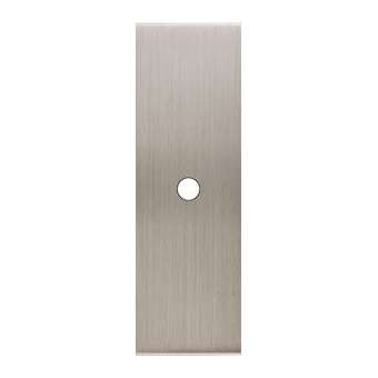 Façade CONFIDENCE LAITON NICKEL SATINE ETROITE LONGUE 1 PUSH|Modelec-MD8121-418M