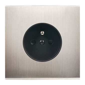 Façade CONFIDENCE LAITON NICKEL SAT SIMPLE PC|Modelec-MD8190-418M