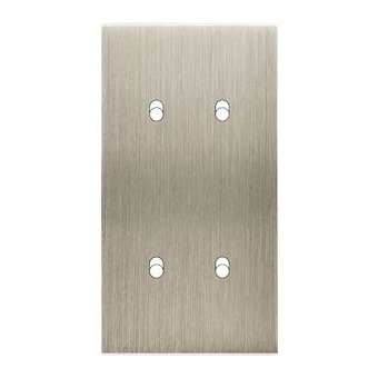 Façade CONFIDENCE LAITON ACIER DOUBLE VERTICALE 4 BASCULEURS|Modelec-MD8154-412M