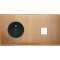Façade CONFIDENCE LAITON VIEUX BRONZE DOUBLE HORIZONTALE PC M1