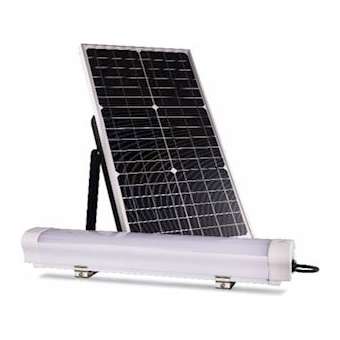 Luminaire etanche LED Apollo 12W dimmable - panneau solaire deporte - IP67 IK10|Xeta premium-XET40098