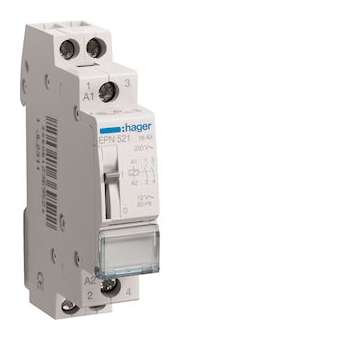 Télérupteur 2F 12V|Hager-HAGEPN521