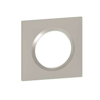 Plaque carrée dooxie 1 poste finition plume|Legrand-LEG600821