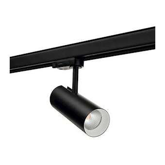 ZIP TUBE MINI spot fin et élancé pour rail 3 allumages noir 3000K classe I IP20|Sg lighting-NOL320621