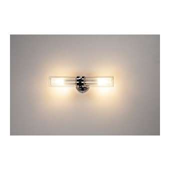 WL 106, applique intérieure, double, chrome, E14, 2x 40W max, IP44|SLV-DC51002229