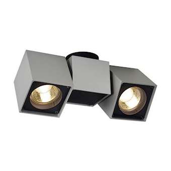 ALTRA DICE, plafonnier, gris/noir, 2x GU10, max. 2x 50W|SLV-DC5151534