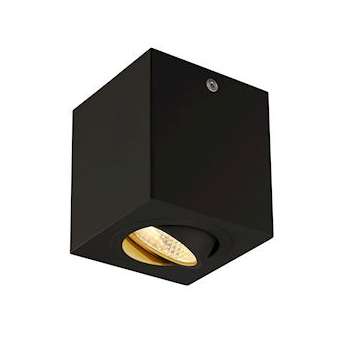 TRILEDO, plafonnier intérieur, simple, carré, noir, LED, 8,1W, 3000K|SLV-DC5113940