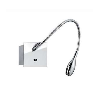 LIZA 2 01 - Liseuse avec inter 2,3W 3000K 110lm 40DEG 30000h, patère, chromée|Aric-ARI50256