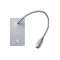 LIZA 3 ET3 - Liseuse 3,3W 3000K 145lm 40DEG 30000h dimmable, encastrée, grise|Aric-ARI50253