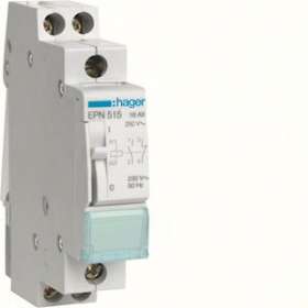 Télérupteur 1O+1F 230V|Hager-HAGEPN515
