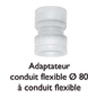 Raccord pour conduit flexible d80|Atlantic PAC et Chaudières-AEN073441