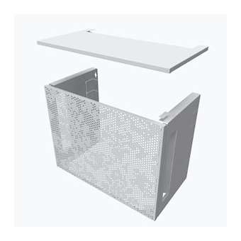 Habillage groupe T1 Baroque avec Capot Blanc RAL 9010|Atole-AOEHCI101HBL