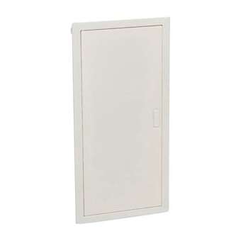 Coffret modulaire encastré 4 rangée 48+8 modules porte métal extra plate blanche|Legrand-LEG001534