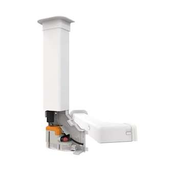 Kit pompe d'angle en goulotte Delta pack 80x60 IVOIRE|-UMADP10CE06UN23