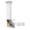 Kit pompe d'angle en goulotte Delta pack 80x60 IVOIRE