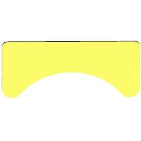 Unicode 2 - Etiquette jaune adhesive petit modèle vierge lot de 10|Atx Appleton-ATXULPS