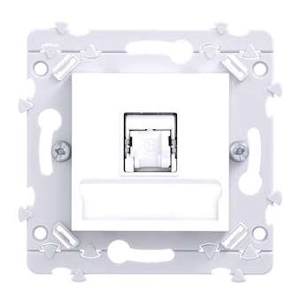 essensya prise RJ45 Catégorie 5e FTP pour Grade 1 à griffes Blanc|Hager-HAGWE214G