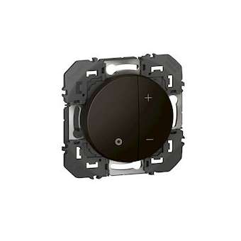 Variateur toutes lampes dooxie 2 fils sans Neutre finition noir - sachet|Legrand-LEG095270