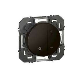 Variateur toutes lampes dooxie 2 fils sans Neutre finition noir - sachet|Legrand-LEG095270