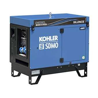 Groupe electrogene chantier moteur diesel kohler ohv kd 15-440 AVR C5 SILENCE|Sdmo industries-SDMDIESEL6000ASILENCEAVRC5