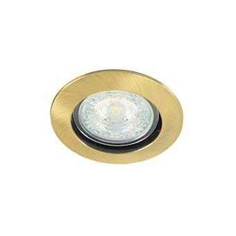 DISK - Encastré GU10, rond, fixe, bronze, lampe non incl.,conxDEGs/outil|Aric-ARI4883