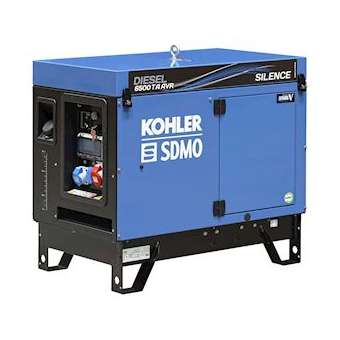 Groupe electrogene chantier moteur diesel kohler ohv kd15-440 AVR C5 SILENCE|Sdmo industries-SDMDIESEL6500TASILENCEAVRC5