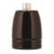Douille Porcelaine E27 Marron