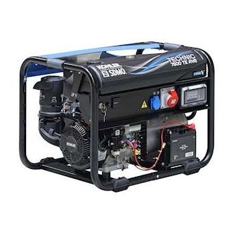 Groupe electrogene chantier moteur essence kohler ohv ch440e triphase AVR C5|Sdmo industries-SDMTECHNIC7500TEAVRC5