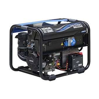 Groupe electrogene chantier moteur essence kohler ohv ch 440e AVR C5|Sdmo industries-SDMTECHNIC6500EAVRC5