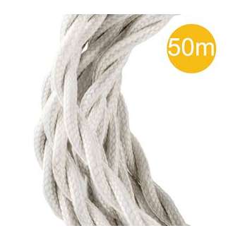 Cordon Textile Torsadé 2C 50M Beige|Bailey-BIY140784