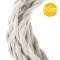 Cordon Textile Torsadé 2C 50M Beige