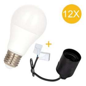 12-Pack Combi E27 Lh Connector + Led 6W 4000K|Bailey-BIY144919