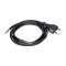 Kopp 140605097 Câble Lead 2C Euro Fiche 2M Noir