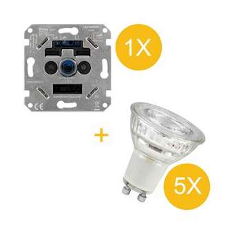 Combi Pack Ww15031 + 5Pcs Led Gu10 5W Warmdim|Bailey-BIY145402