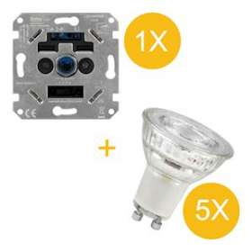 Combi Pack Ww15031 + 5Pcs Led Gu10 5W Warmdim|Bailey-BIY145402