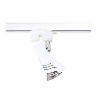 COSMOS 023 - Spot Rail 3 all. 023 GU10, blanc, a/lpe LED 6W 3000K 500lm incl|Aric-ARI0408