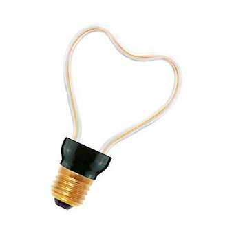 Spiraled Silhouette Heart E27 8W 380Lm 922 Dim|Bailey-BIY80100040302
