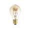 Lampe déco poire E27 LED 3,5W 2200K 190lm, Cl.énerg.A+, 25000H, dimmable, ambrée
